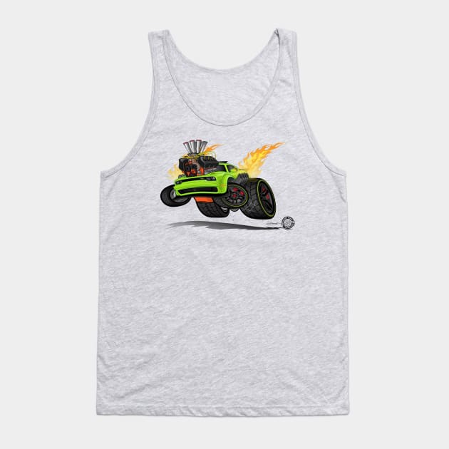 2019 Scat Pack Flames Tank Top by Goin Ape Studios